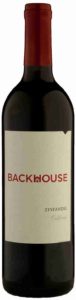 Backhouse Zinfandel, Backhouse Wine, 2014