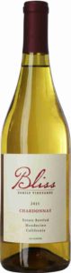 Bliss Chardonnay, Bliss Vineyards, 2015